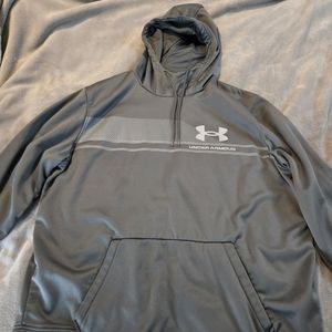 Gray Under Armour hoodie